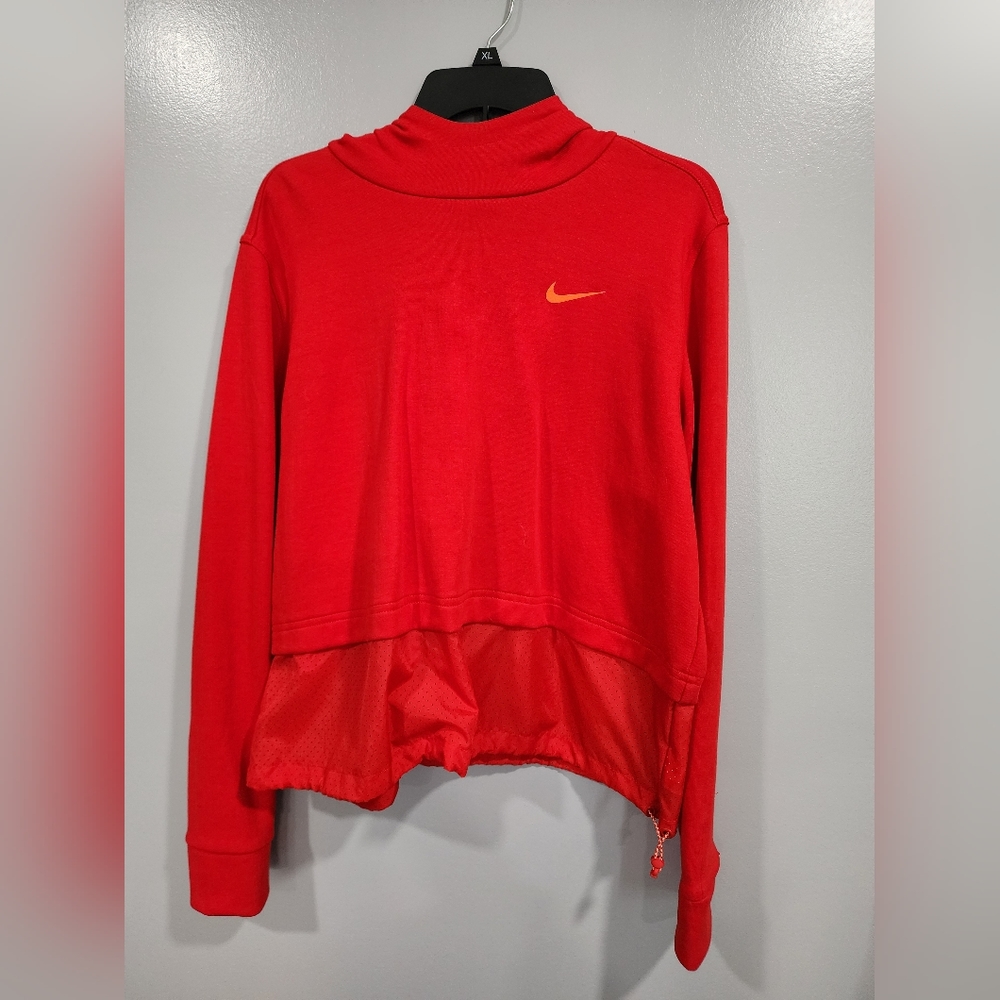 Nike, XL, cropped hoodie w/adjustable waist, EUC, never worn